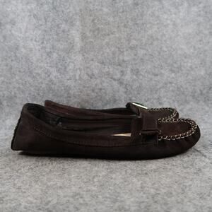 Old Navy Shoes Womens 10 Loafer Moccasin Flats Leather Slip On Comfort Casual